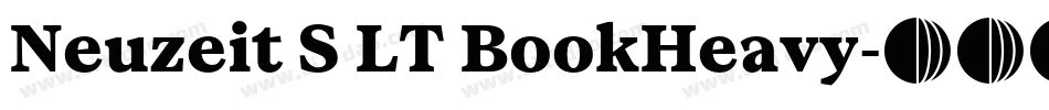 Neuzeit S LT BookHeavy字体转换